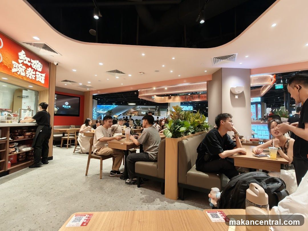 Restaurant Interior with Diners