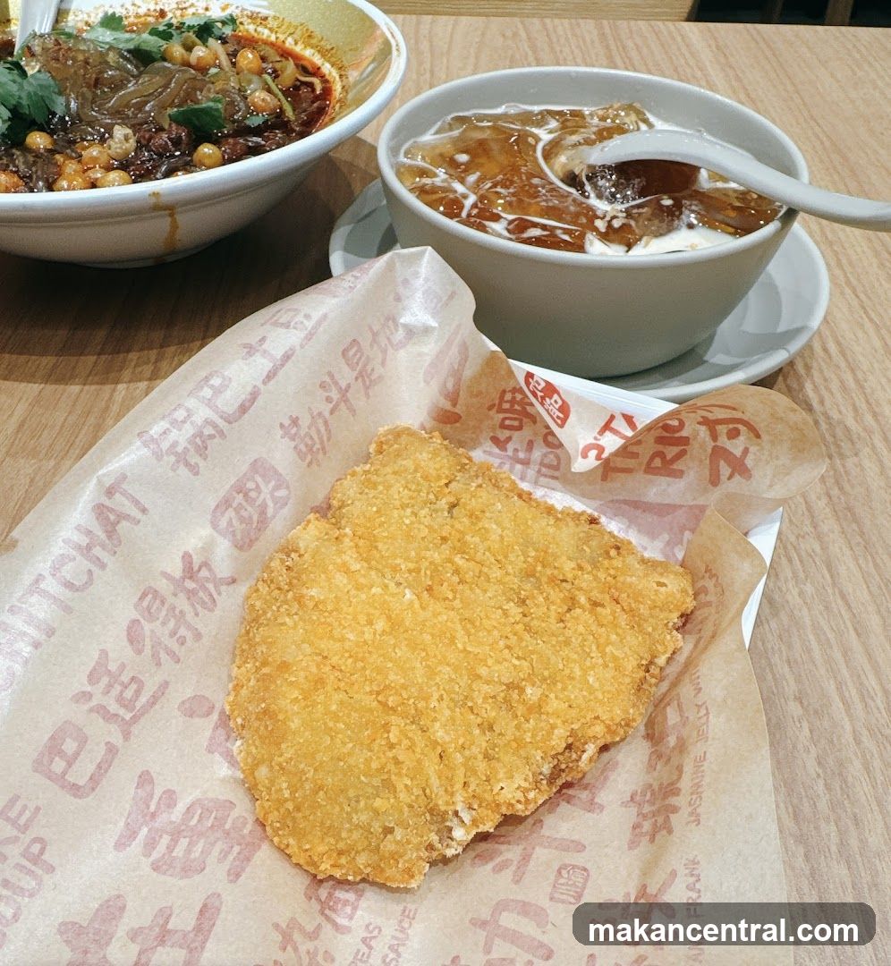 Fried Chicken Cutlet with Side Dishes