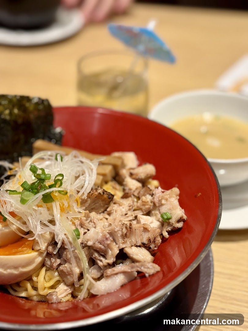 Ramen Dish with Egg and Seaweed