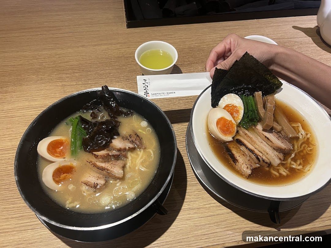 Two bowls of ramen