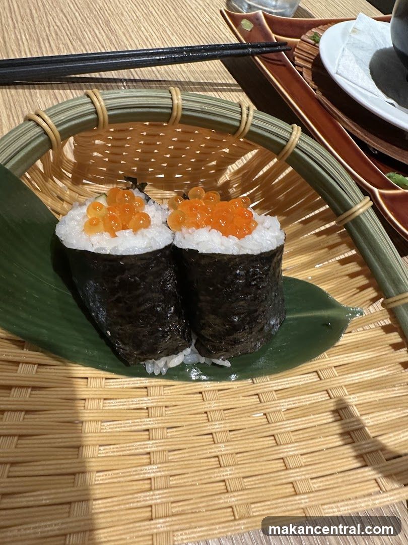 Sushi Rolls with Roe