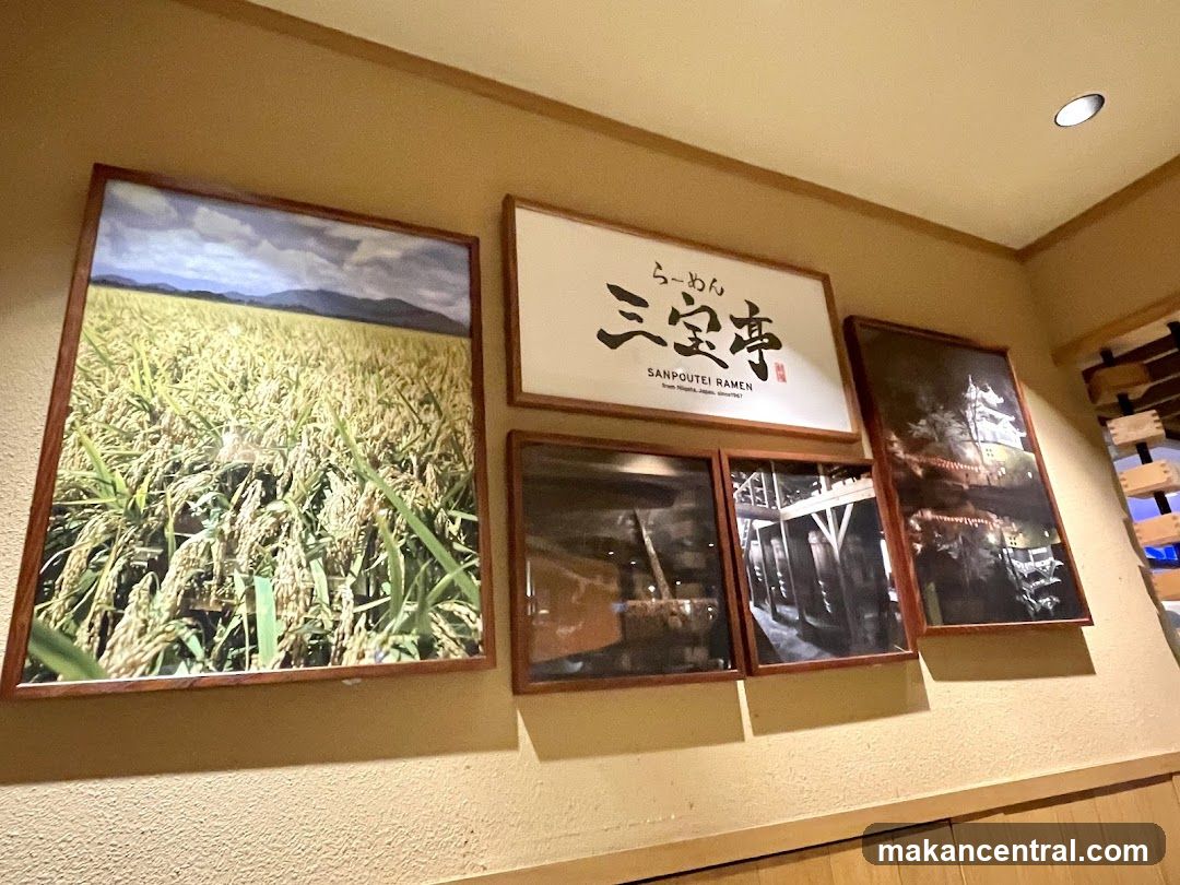 Ramen shop decor