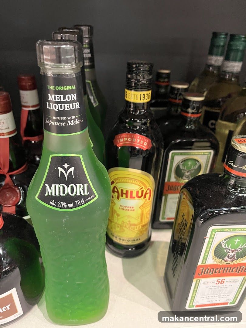 Bottles of Liqueur