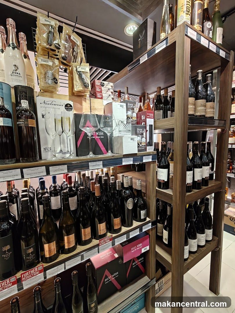 Wine and Spirits Store Display