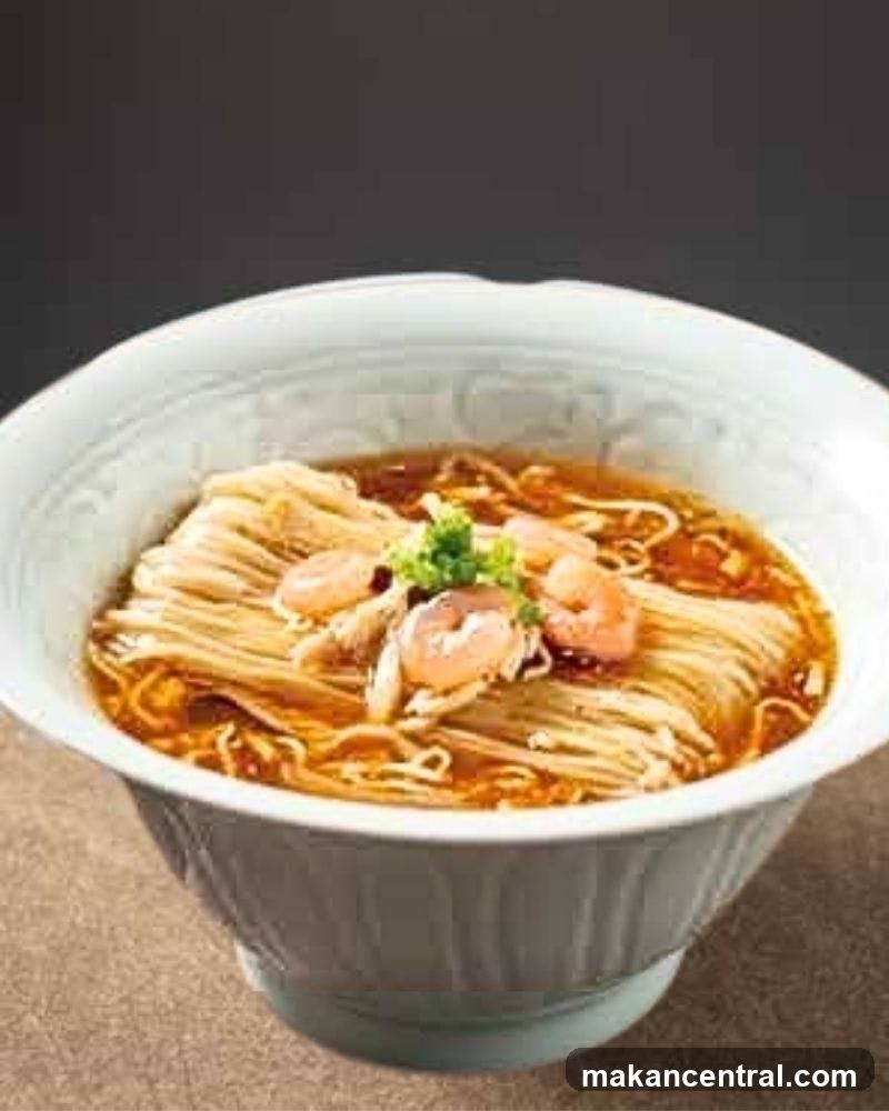 Noodle Soup with Shrimp