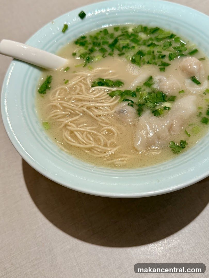 Noodle Soup with Dumplings