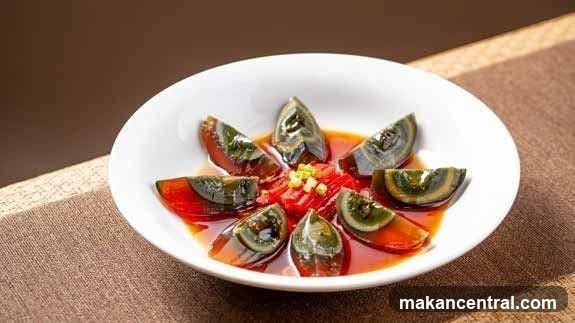 Century Eggs with Sauce