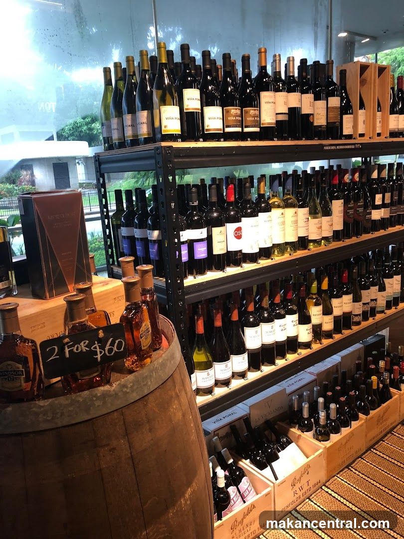 Wine Bottles on Shelves