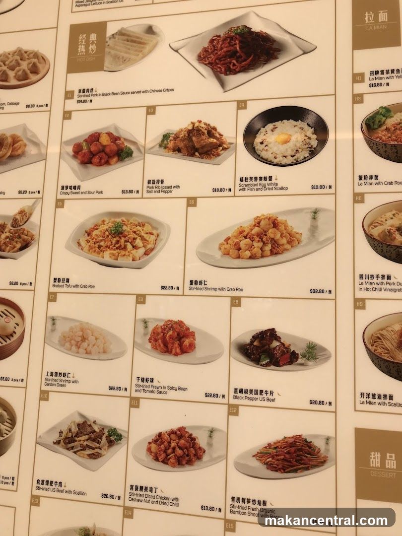 Hot Dish Menu
