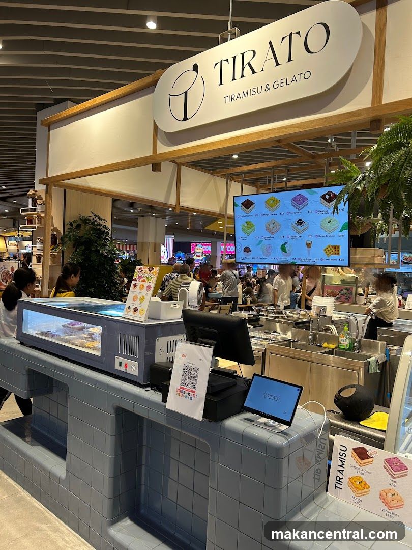 Tiramisu and Gelato Counter