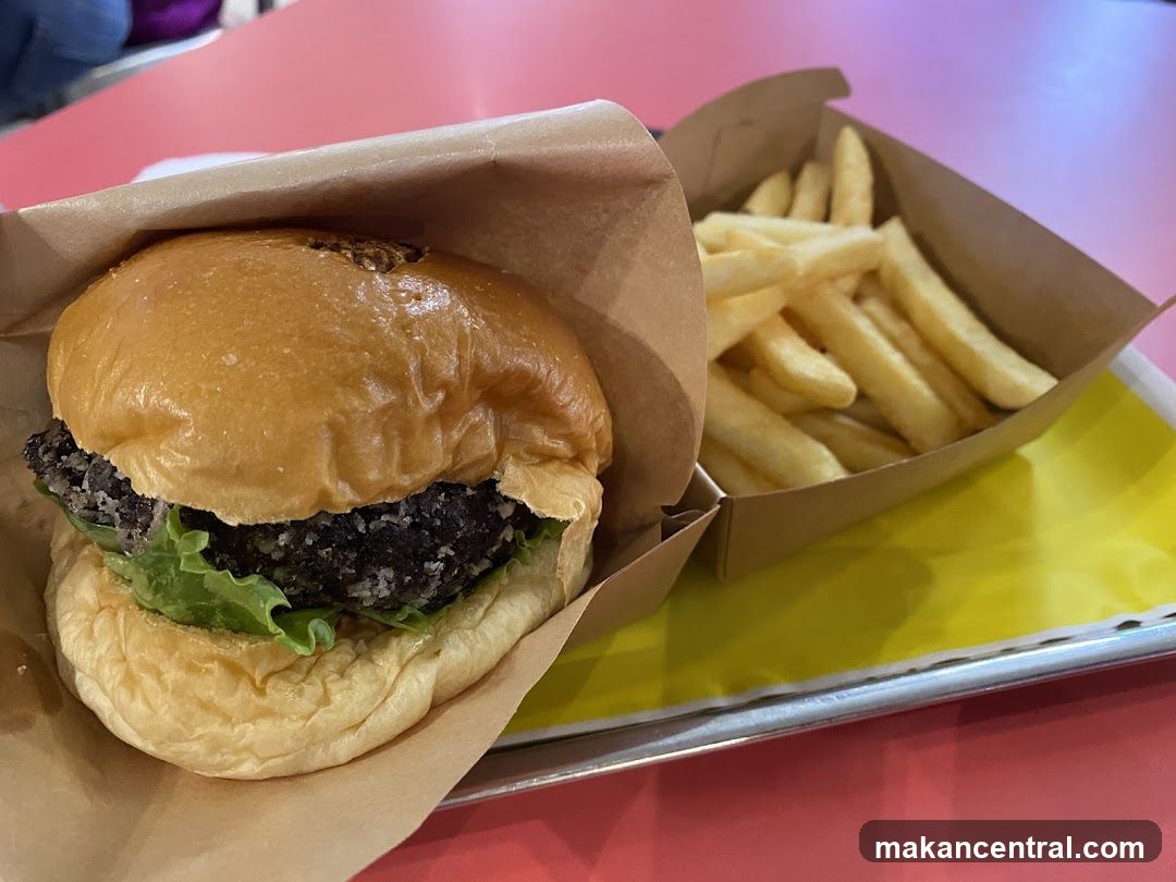 Burger and Fries