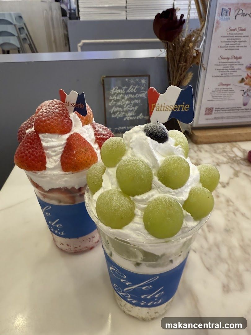 Desserts with Fruit and Cream