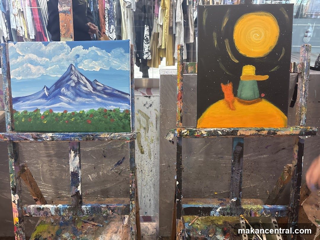 Paintings on Easels