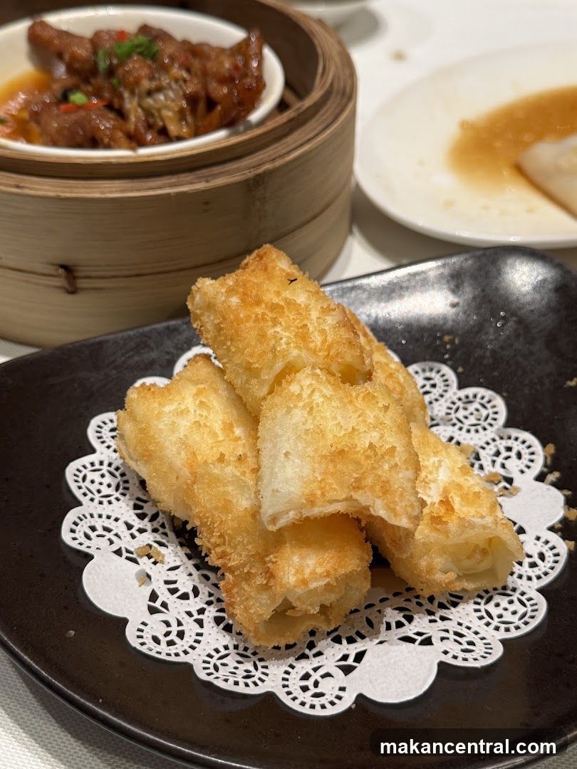 Fried Spring Rolls and Chicken Feet