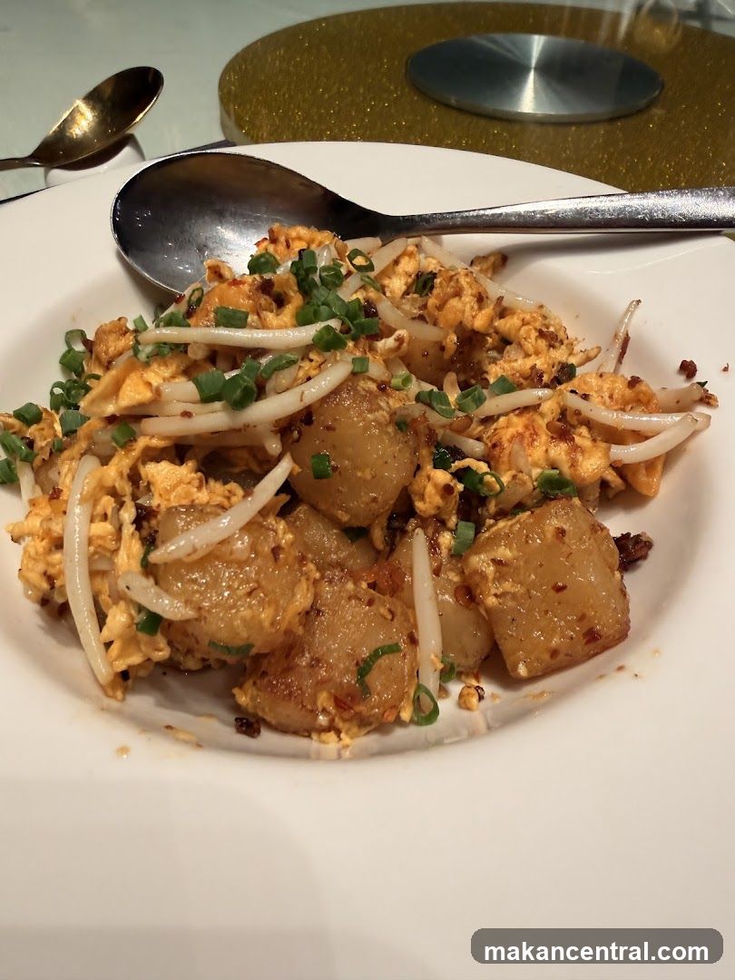 Fried Turnip Cake with Scrambled Eggs