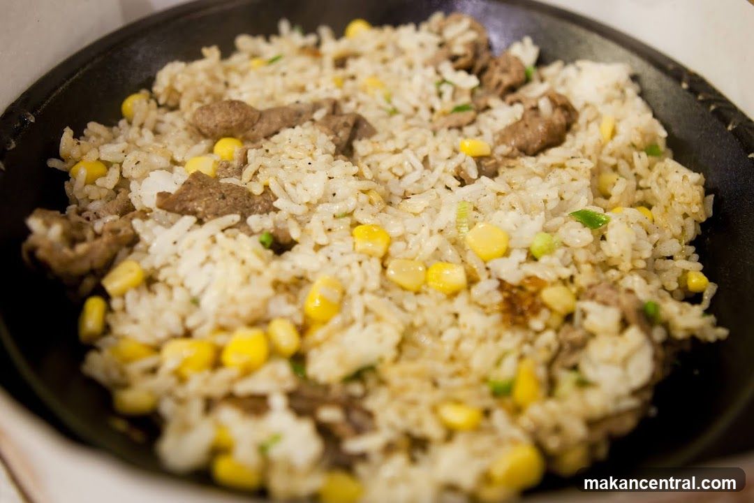 Beef and Corn Fried Rice