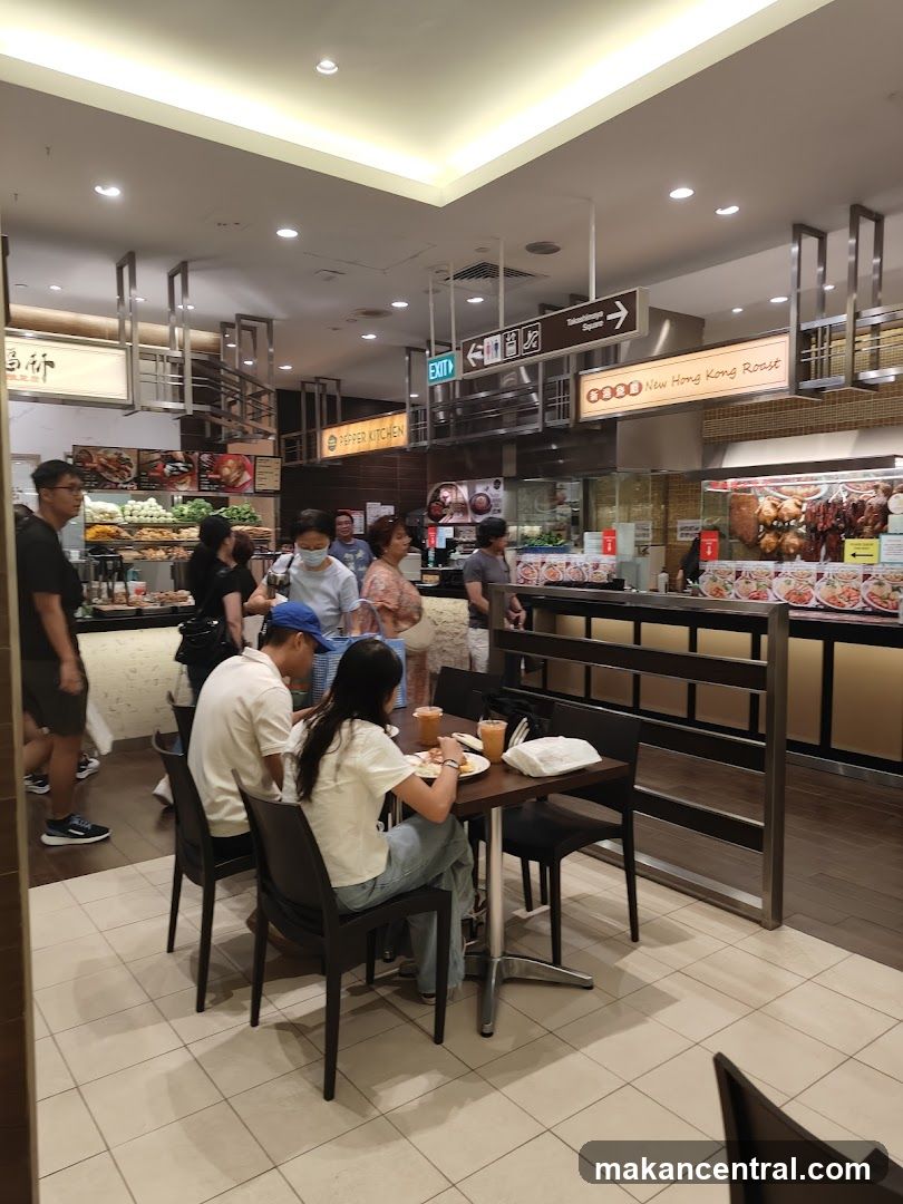Food court with various stalls