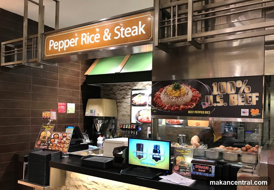 Pepper Rice & Steak Counter