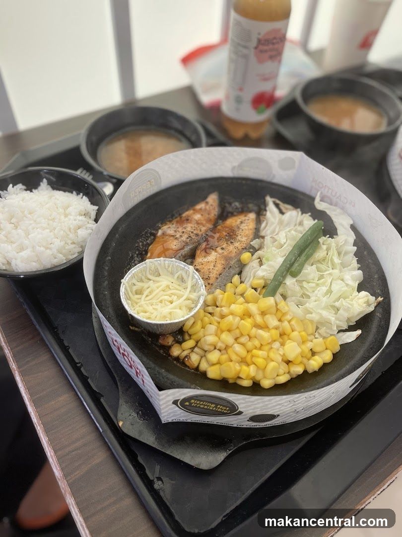 Sizzling Salmon Meal