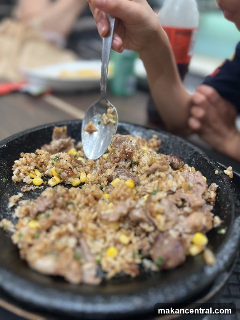 Sizzling Rice Dish