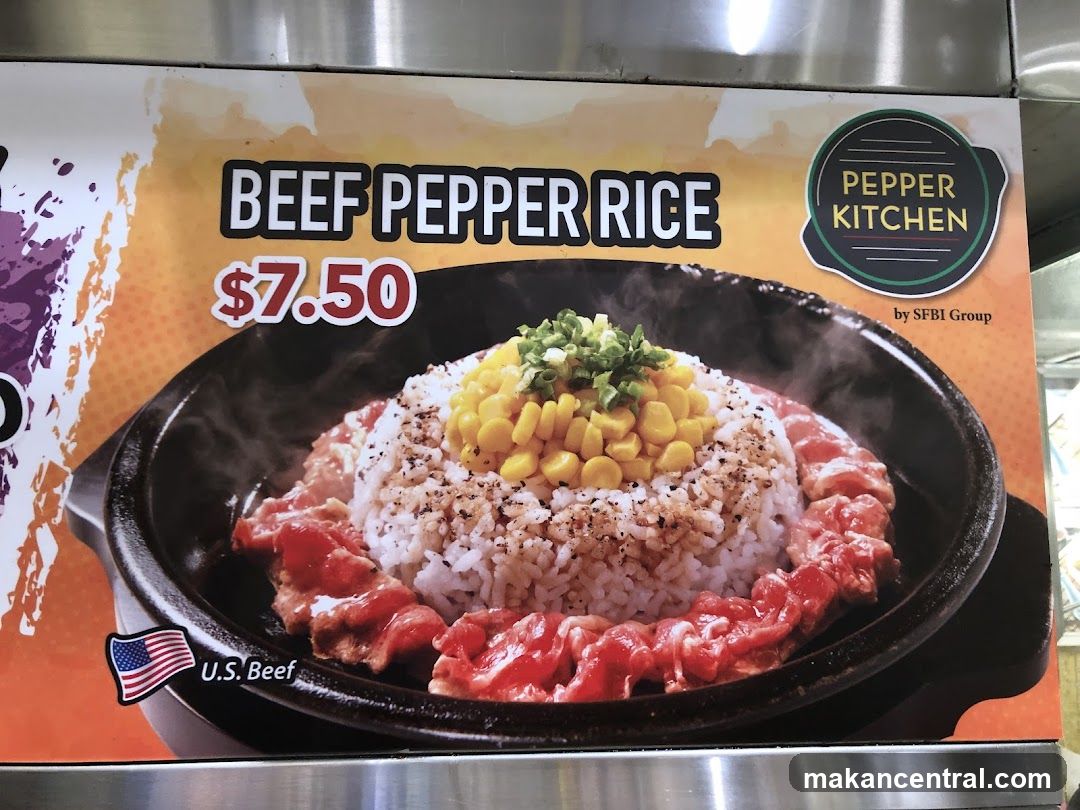 Beef Pepper Rice Advertisement
