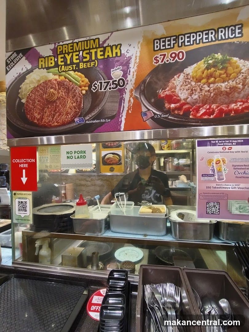 Food Stall Menu Display