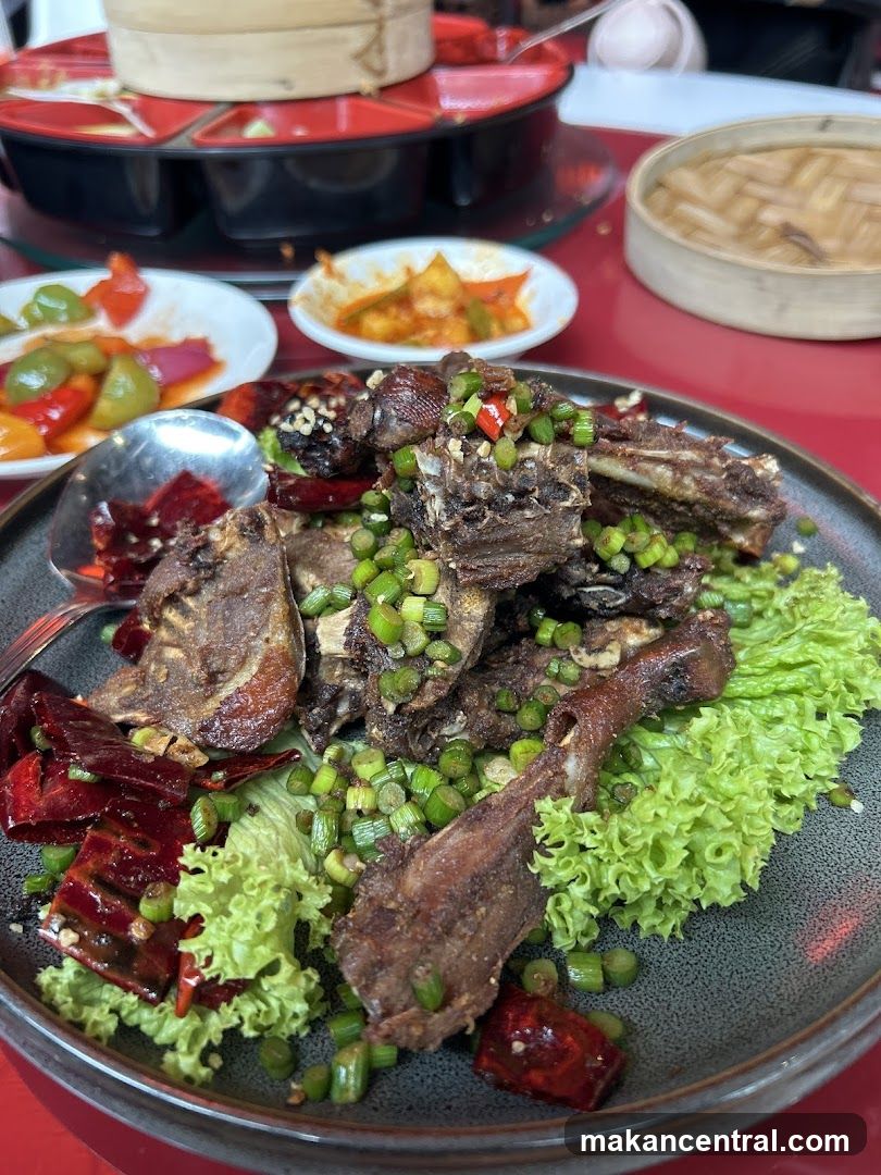 Spicy Fried Duck Dish