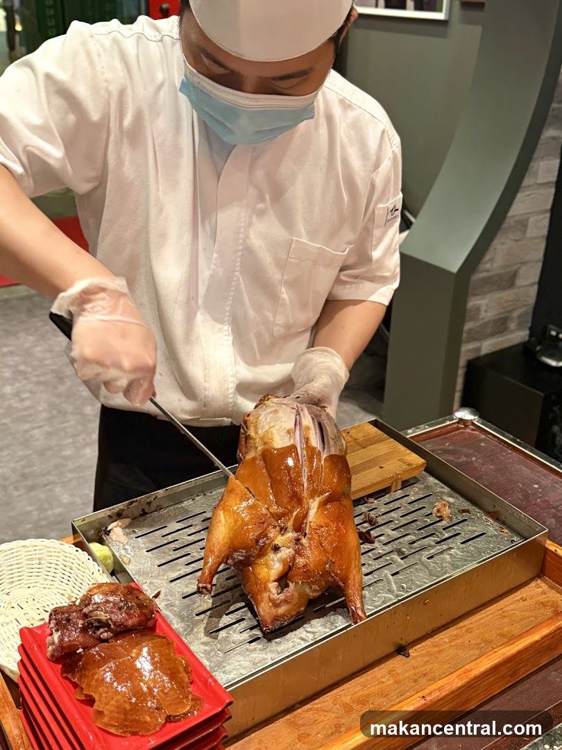 Chef Carving Peking Duck