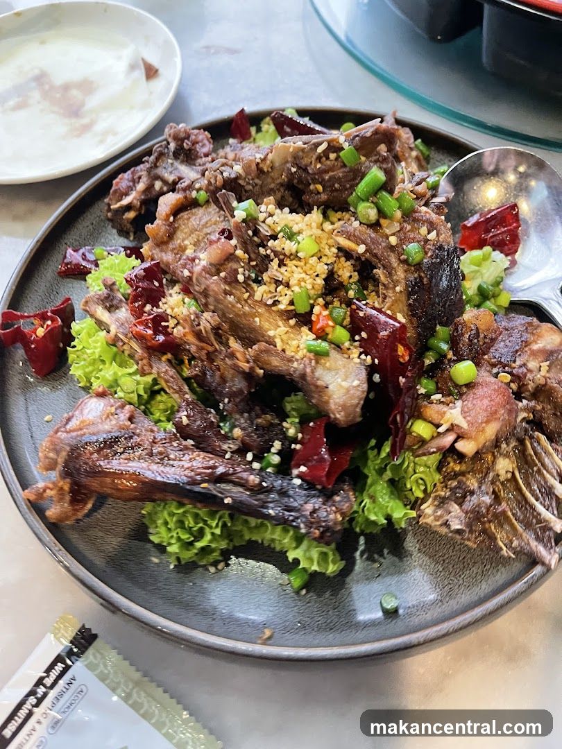 Crispy Fried Duck Dish