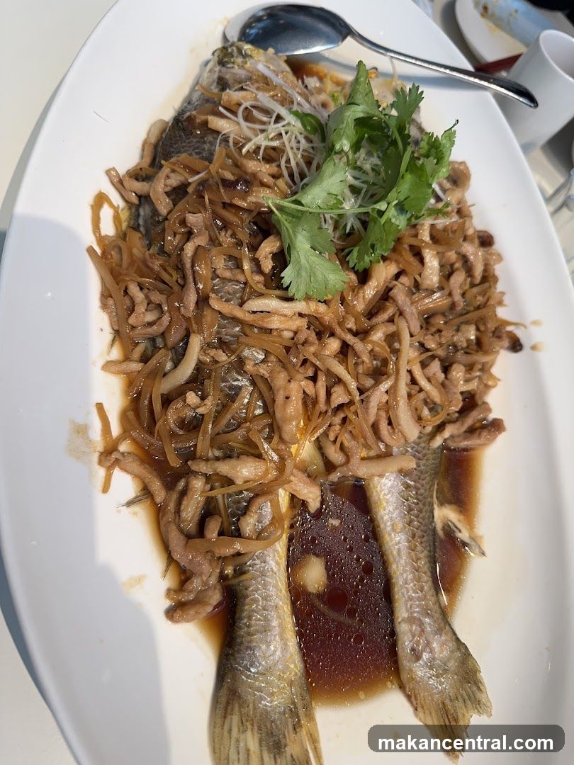 Steamed Fish with Shredded Pork