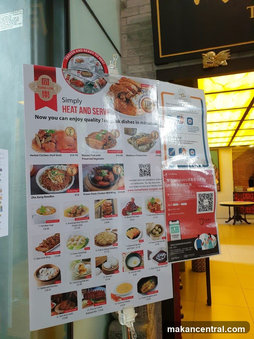 Tung Lok Menu
