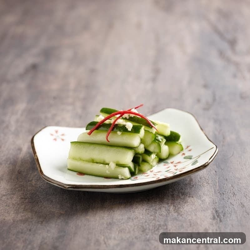 Pickled Cucumbers with Garlic and Chili