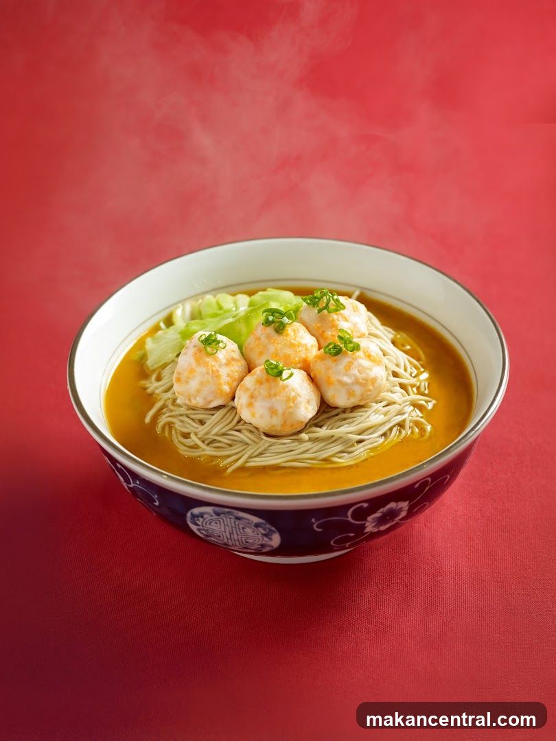 Noodle Soup with Fish Balls