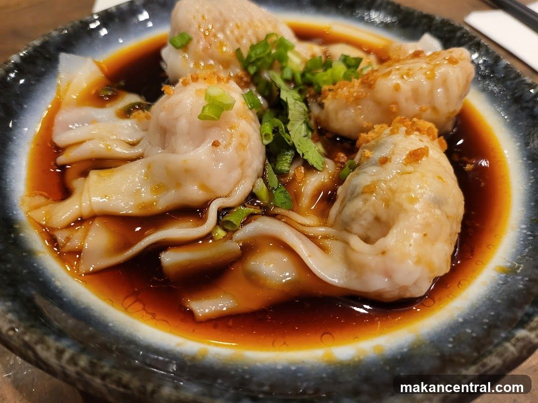 Wontons in Chili Oil