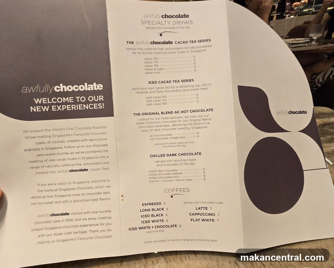Awfully Chocolate Specialty Drinks