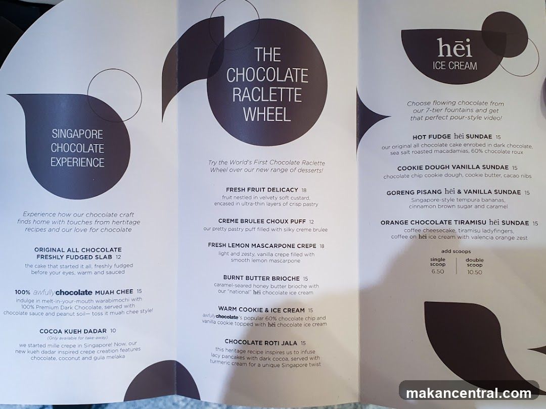 Hēi Ice Cream Menu