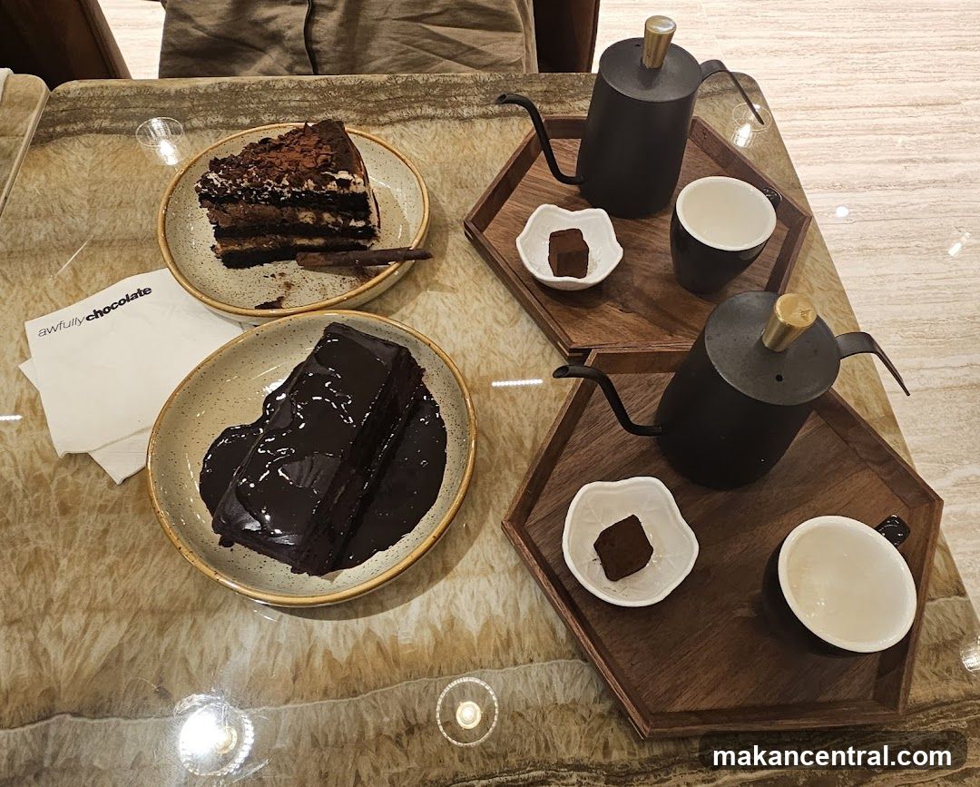 Chocolate Cakes and Coffee Service
