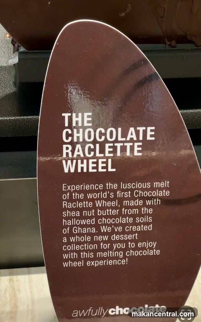 The Chocolate Raclette Wheel