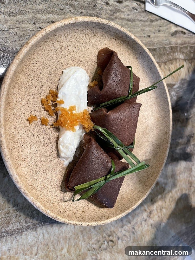 Dessert with Chocolate Crepes