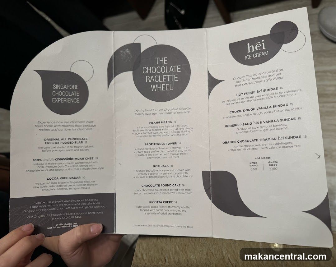 Hei Ice Cream Menu