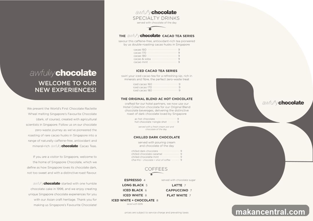 Awfully Chocolate Specialty Drinks