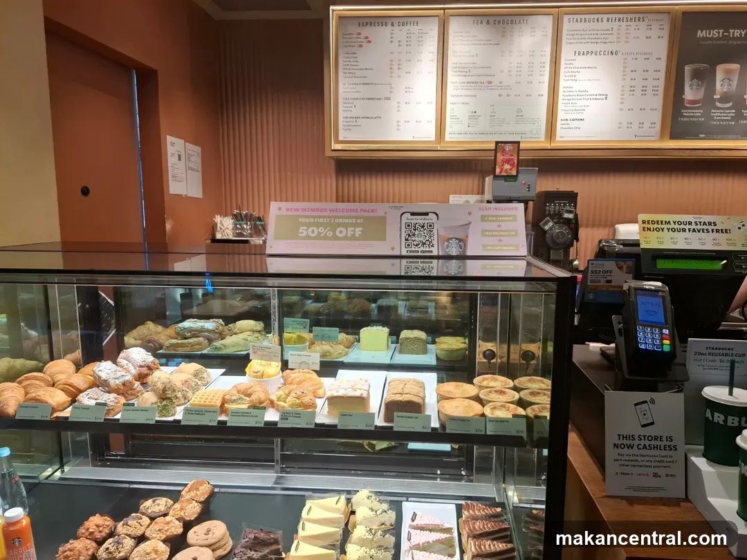 Starbucks Display and Menu