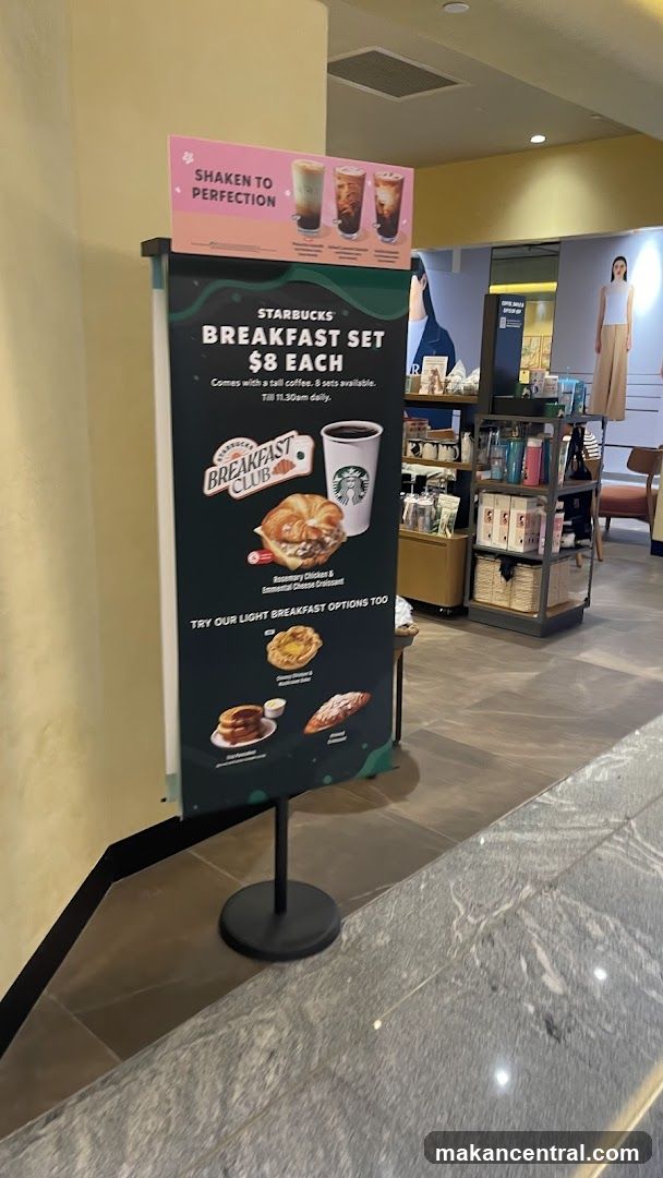Starbucks Breakfast Set Promotion