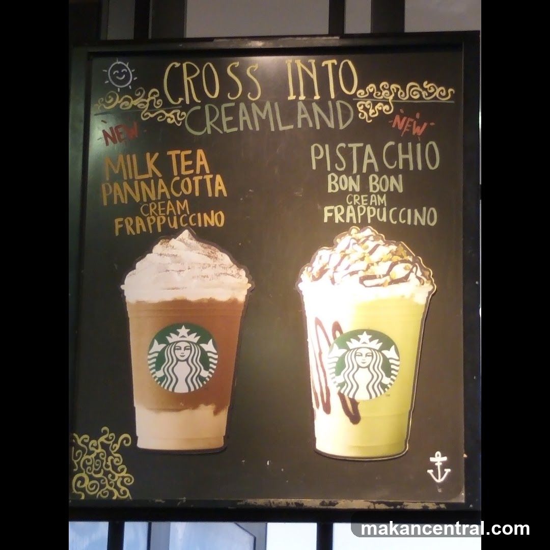 Starbucks Creamland Menu