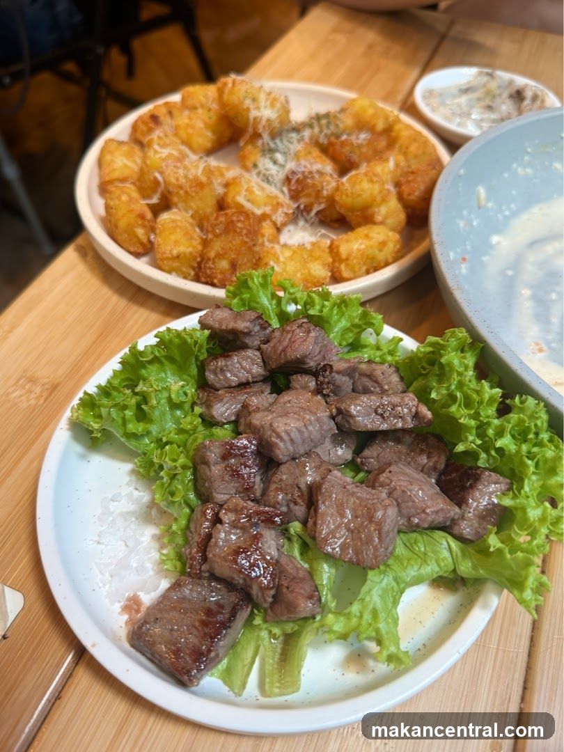 Beef Bites and Tater Tots
