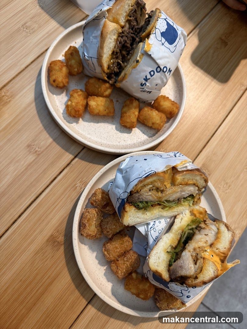 Sandwiches and Tater Tots