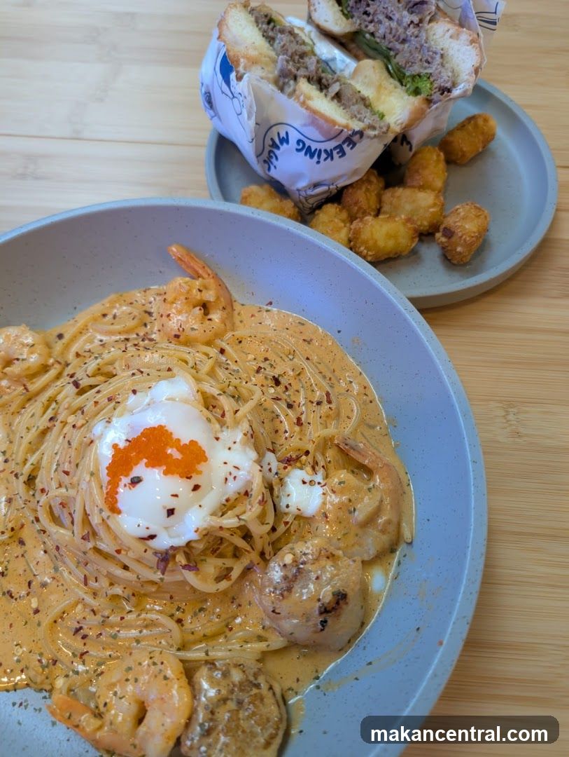 Pasta and Burger
