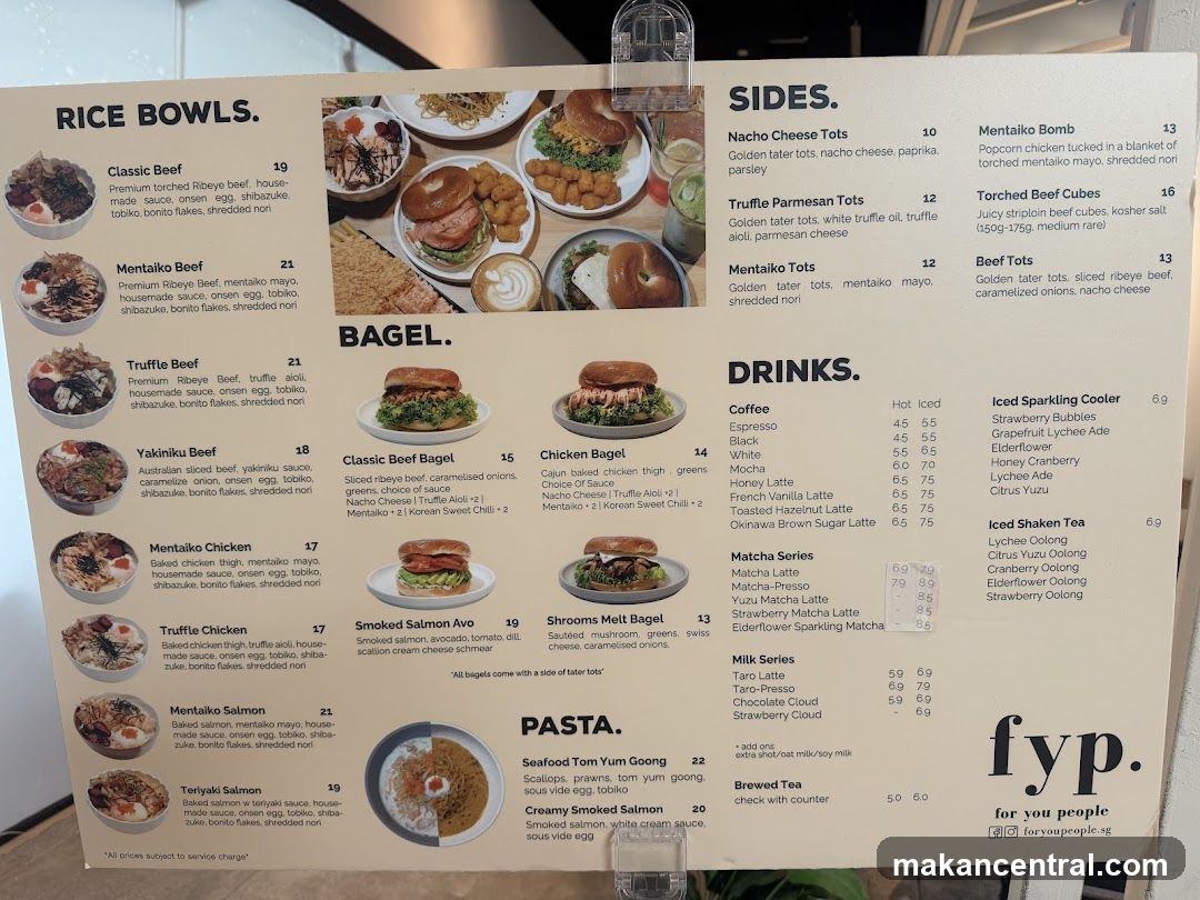 FYP Menu