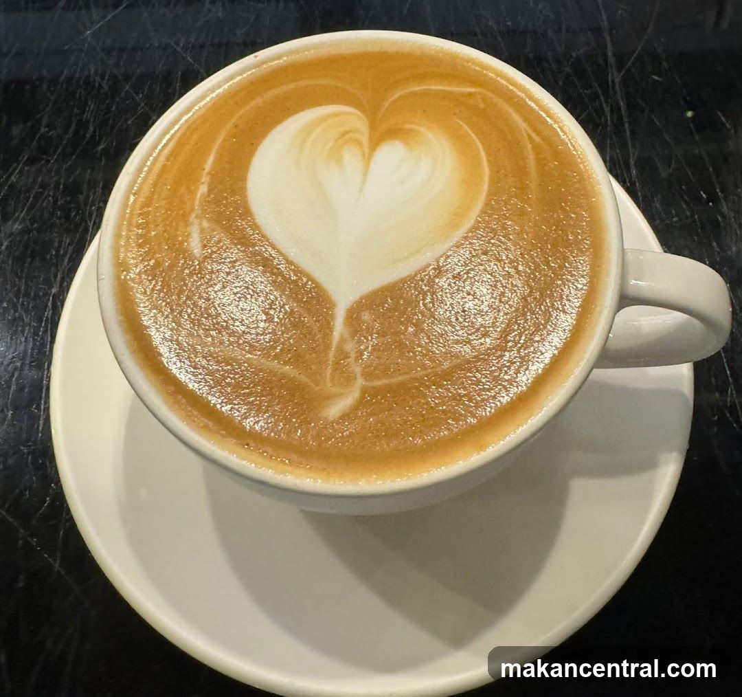 Latte with Heart Art