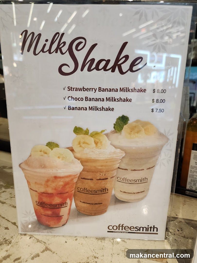 Milk Shake Menu
